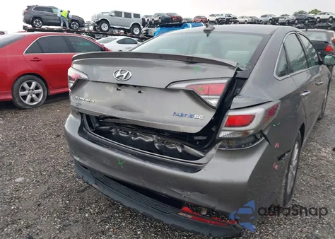 2017 Hyundai Sonata Hybrid Se из США, поврежденный, VIN KMHE24L36HA075462